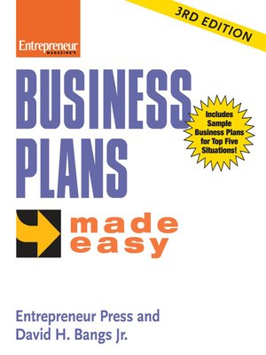 cover image of Business Plans Made Easy